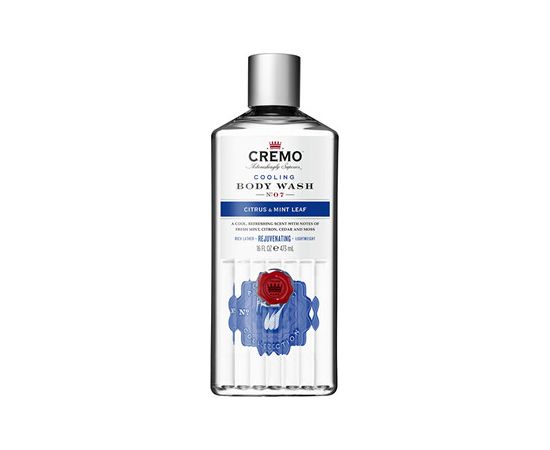 Cremo Citrus & Mint Leaf Cooling Body Wash - Osvěžující sprchový gel 473ml Smaržas - NESAKĀRTOTS