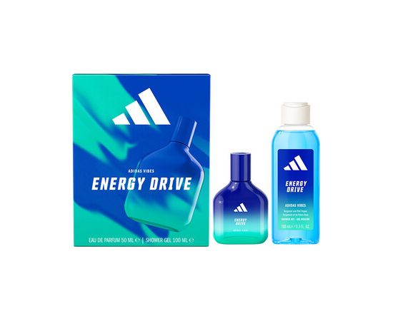 Adidas Vibes Energy Drive Dárková sada EDP 50 ml a sprchový gel 100 ml 50ml
