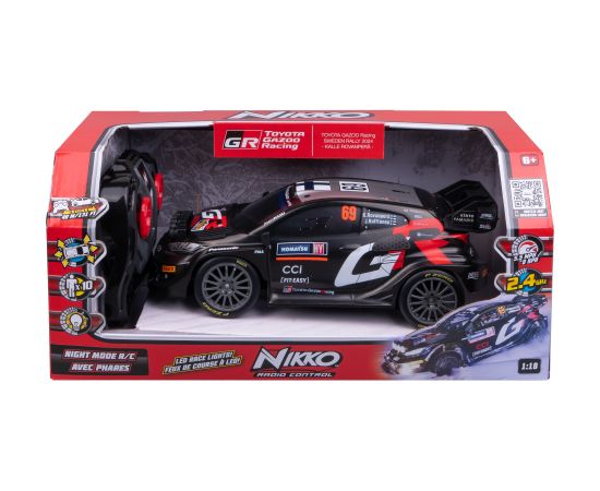 NIKKO Radiovadāma automašīna Toyota GR #69 Rovanperä, mērogs 1:18