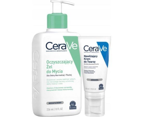 Clinique CERAVE_SET Oczyszczający żel do mycia 236ml + Nawilżający krem do twarzy 52ml Smaržas - NESAKĀRTOTS