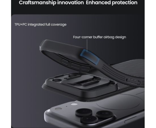 Nillkin CamShield PRO Case Aizsargapvalks priekš Apple iPhone 17 Pro Neoriģinālie Maciņi