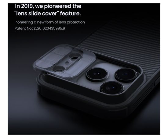 Nillkin CamShield PRO Case Aizsargapvalks priekš for Apple iPhone 17 Pro Neoriģinālie Maciņi