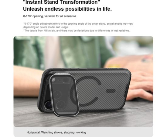 Nillkin CamShield Prop Magnetic Case Aizsargapvalks priekš Apple iPhone 17 Pro Neoriģinālie Maciņi