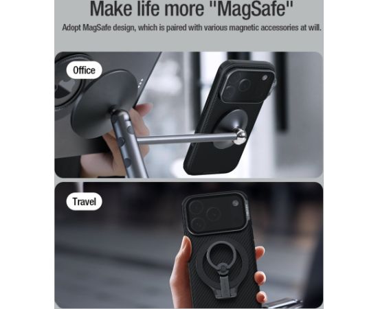 Nillkin CamShield Prop Magnetic Case Aizsargapvalks priekš Apple iPhone 17 Pro Neoriģinālie Maciņi