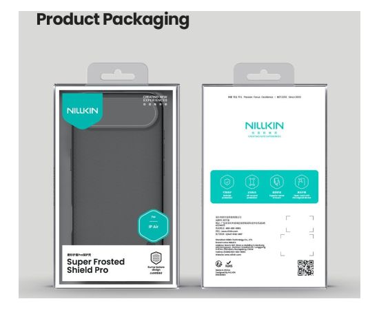 Nillkin Super Frosted PRO Back Cover Чехол для Apple iPhone 17 Air Чехлы - альтернативные