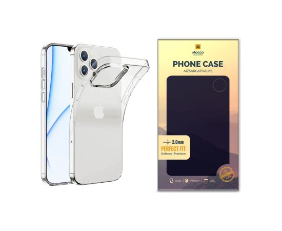 Mocco Original Clear Case 2mm Силиконовый чехол для Apple iPhone 13 Pro Max Прозрачный
