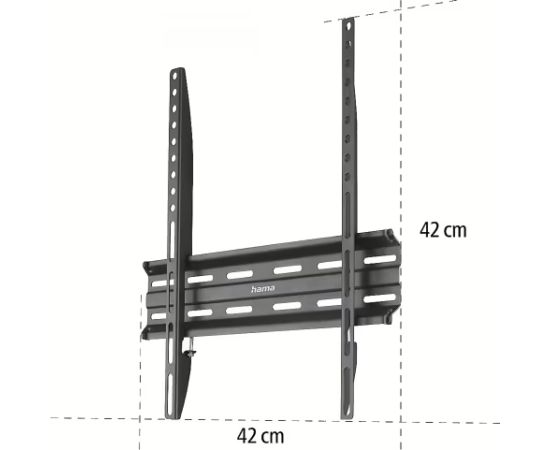 Hama TV Sienas Montāža Fiksēta VESA 400x400 LCD/LED Ekrāniem līdz 65"