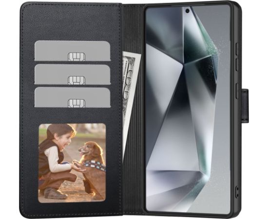 Чехол для телефона Tech-Protect Wallet Samsung Galaxy A36 5G матовый черный Чехлы - альтернативные