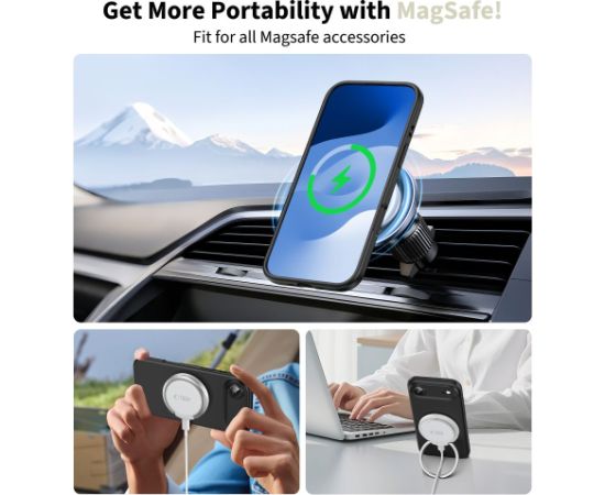 Чехол для телефона Tech-Protect Silicone Magsafe для Iphone 17 Air черный Чехлы - альтернативные