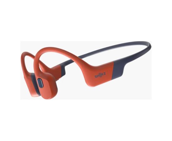Shokz OpenSwim Pro austiņas peldēšanai ar kaulu vadīšanas tehnoloģiju, USB-C, Sarkanas