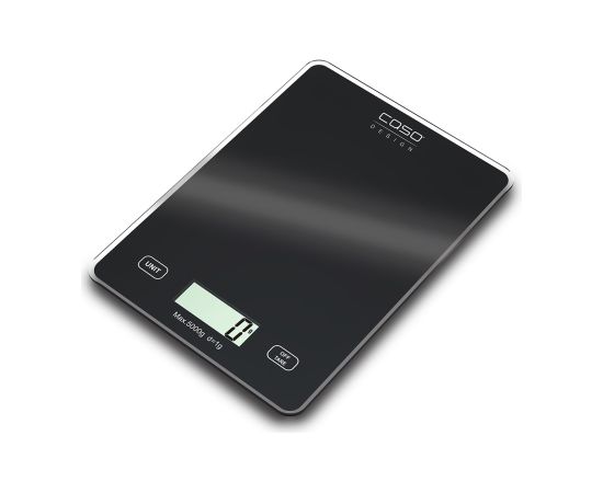 Caso Kitchen scale Slim Maximum weight (capacity) 5 kg Graduation 1 g Black Svari (virtuves)
