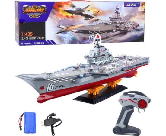 Leantoys Large Remote Controlled Aircraft Carrier RC Lights 30 km/h 1:438