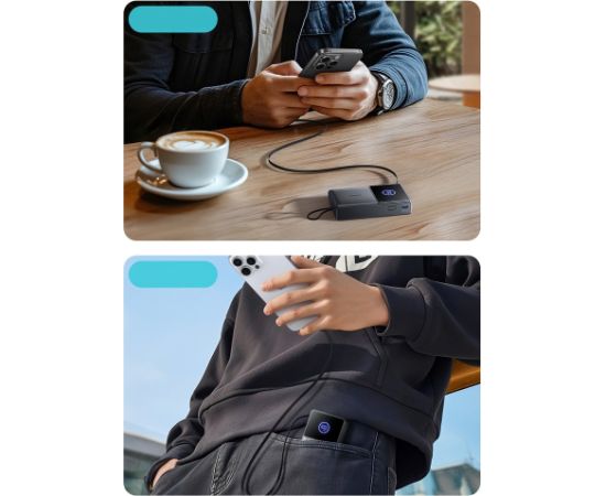 External battery Power Bank Joyroom JR-PR1 22.5W 10000mAh black