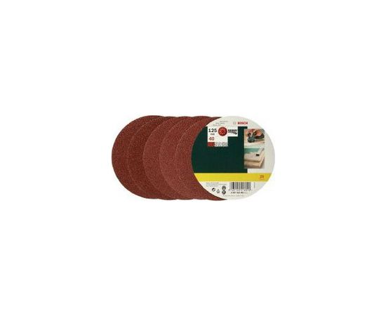 Bosch Smilšpapīrs ekscentra slīpmašīnai Best for Wood; 125 mm; K40; 25 gab.