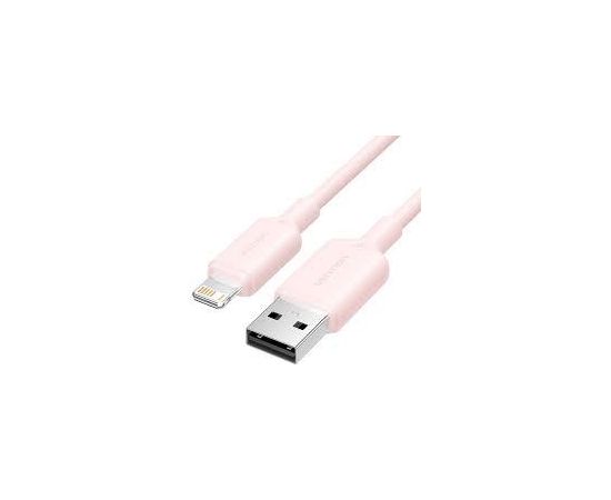 CABLE USB2.0 TO LIGHTNING/1M PINK LAMPF VENTION Дата USB-кабели