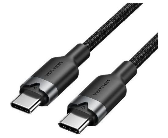 CABLE USB-C TO USB-C/2M BLACK TRDBH VENTION Дата USB-кабели