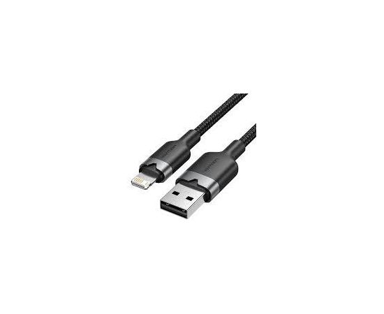 CABLE USB2.0 TO LIGHTNING/1M BLACK LANBF VENTION Data USB kabeļi