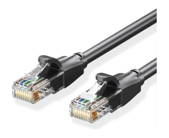 PATCH CABLE CAT.6 UTP/3M BLACK IBEBI VENTION