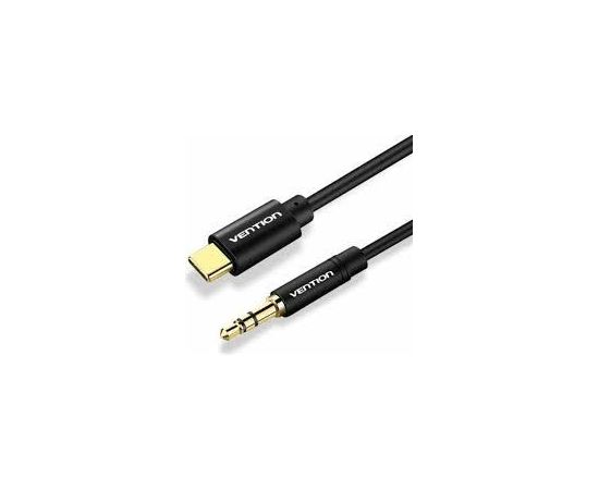 CABLE AUDIO 3.5MM TO USB-C/1.5M BLACK BGABG VENTION Проводa