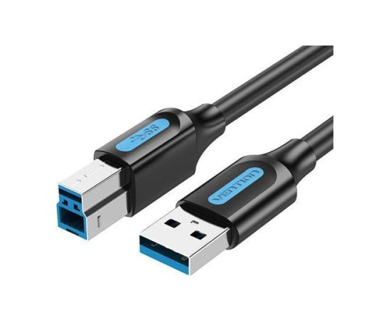 CABLE USB2.0 MALE TO MALE/0.5M BLACK COQBD VENTION Дата USB-кабели