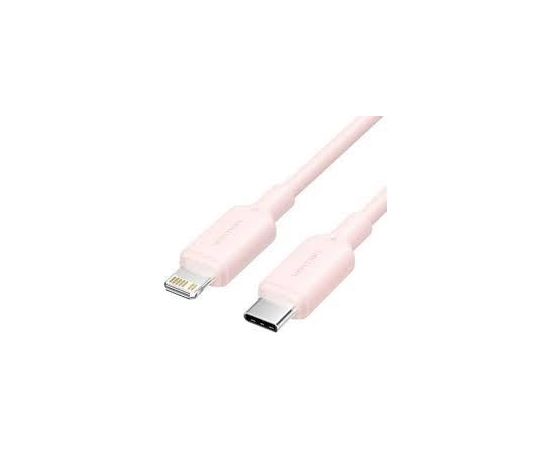 CABLE USB-C TO LIGHTNING/2M PINK LAKPH VENTION Дата USB-кабели