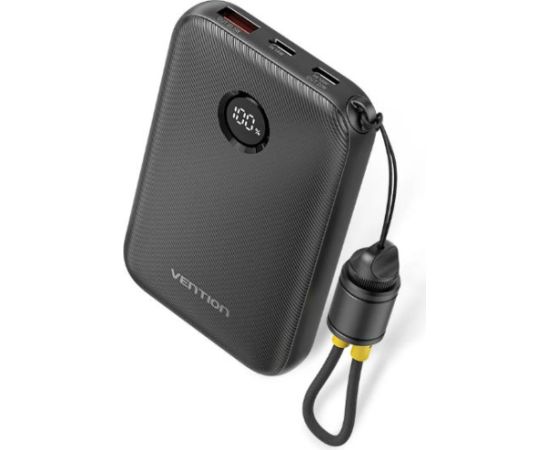 POWER BANK USB 10000MAH 22.5W/BLACK FKAB0-C VENTION POWER BANK USB 10000MAH 22.5W/BLACK FKAB0-C VENTION