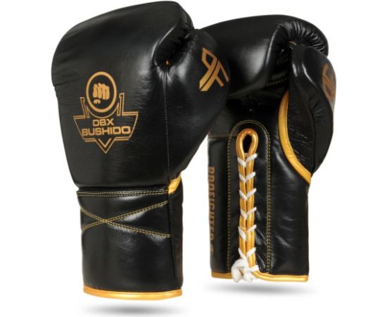 ProFighter Gold - Legacy sērija - daudzslāņu boksa cimdi - Gold - wiązane Boksa inventārs