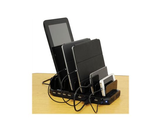 Tripp Lite 10 Port USB Charging Station with Adjustable Storage U280-010-ST-CEE