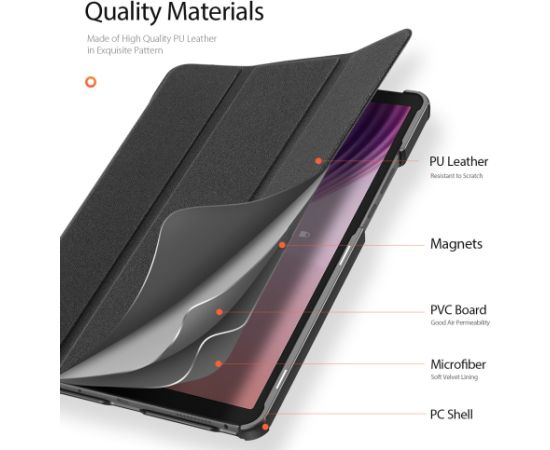 Чехол Dux Ducis Domo Lenovo Tab One 8.7 TB305 черный