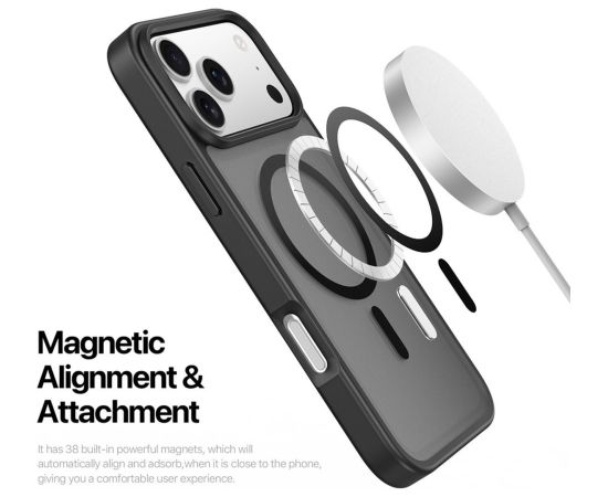 Case Dux Ducis Yind Apple iPhone 17 Pro Max black Neoriģinālie Maciņi