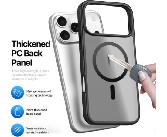 Case Dux Ducis Yind Apple iPhone 17 Pro black Neoriģinālie Maciņi