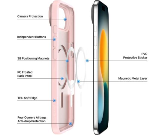 Case Dux Ducis Yind Apple iPhone Air pink Neoriģinālie Maciņi