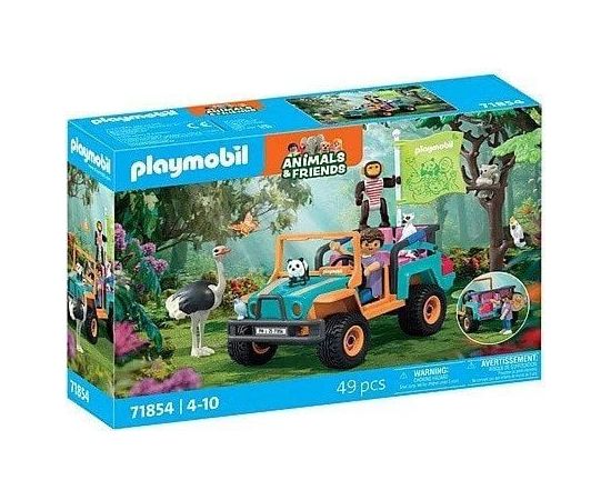 Playmobil Animals & Friends 71854 Kolorowe auto terenowe