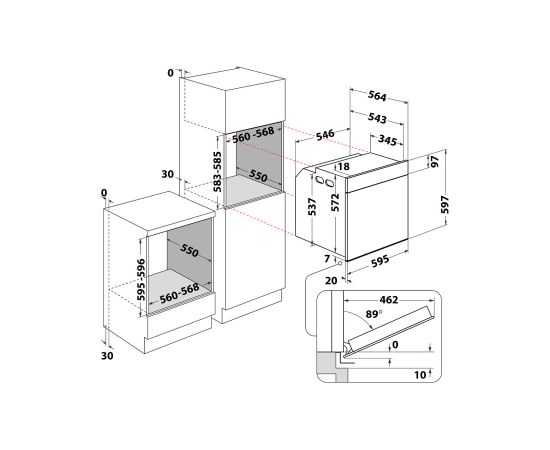 Whirlpool WOI7P8FHT1SBA
