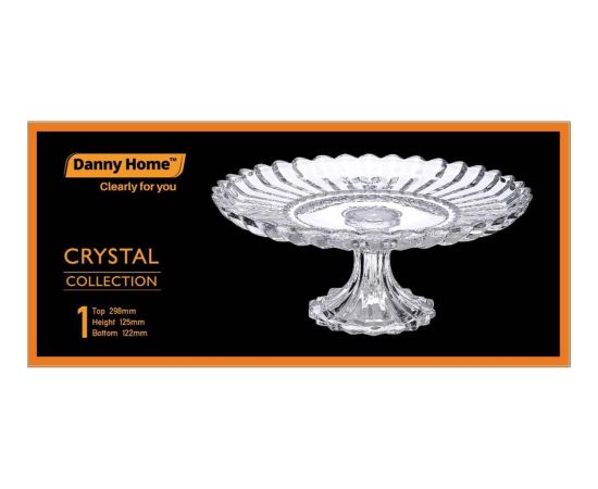 Glass platter FRUIT PLATE D30xH12cm