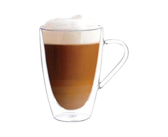 Mugs DOUBLE 2pcs 350ml glass with double wall
