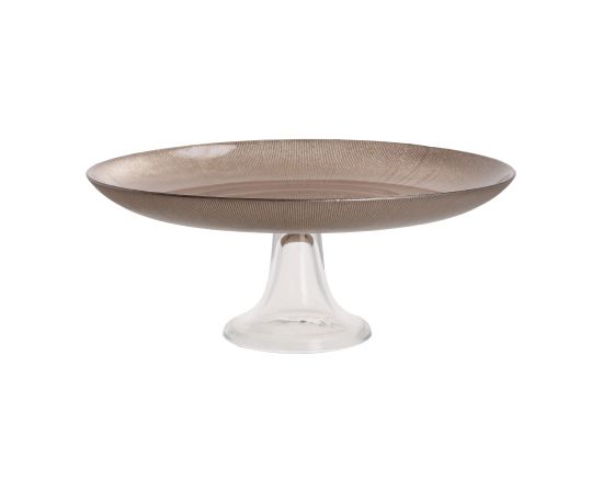 Glass platter CAKE PLATE D28cm