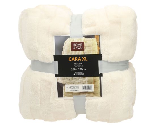 Pleds CARA XL 200×230 cm, balts