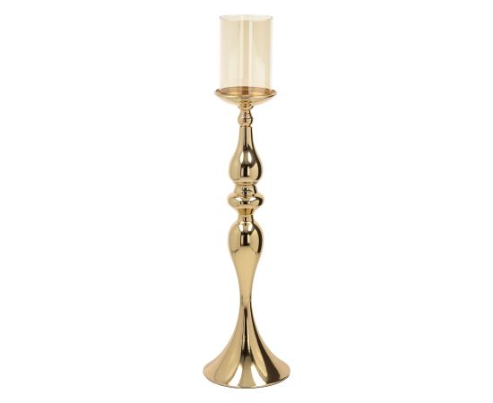 Candlestick LAUDRE D17xH70cm, gold
