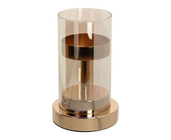 Candlestick LAUDRE D10xH14cm, gold