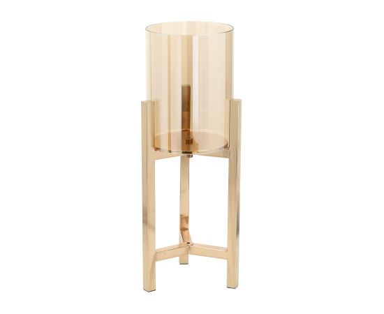 Candlestick LAUDRE H54cm, gold