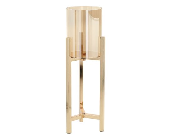 Candlestick LAUDRE H64cm, gold