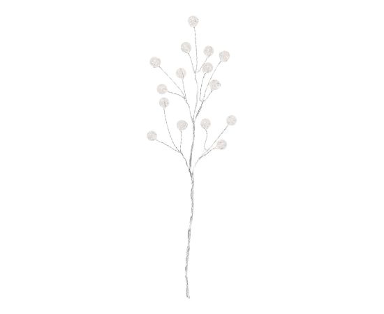 Artificial branch SHINE 16cm, square pearls