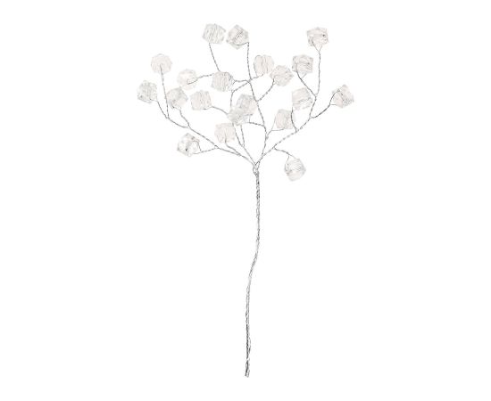 Artificial branch SHINE 16cm, round pearls