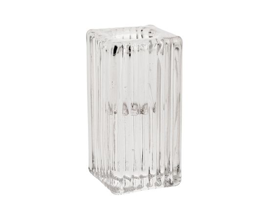 Candle holder GELSA 4x4xH7.5cm, glass