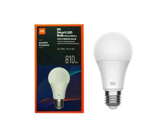 XIAOMI Mi LED Smart Bulb (Warm White) Viedās lampas un spuldzes XIAOMI Mi LED Smart Bulb (Warm White) Viedās lampas un spuldzes