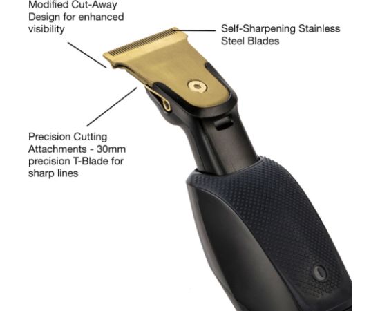Remington Trimmer MB7000 T-Series Ultimate Precision Cordless Number of length steps 6 Black