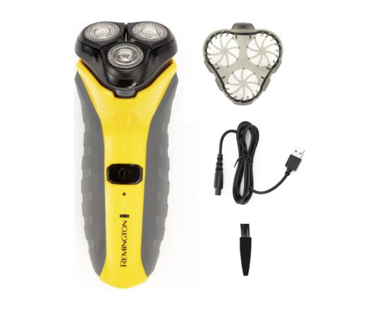 Remington Rotary Shaver PR1855 Virtually Indestructible Cordless Yellow/Black