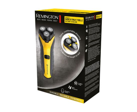 Remington Rotary Shaver PR1855 Virtually Indestructible Cordless Yellow/Black
