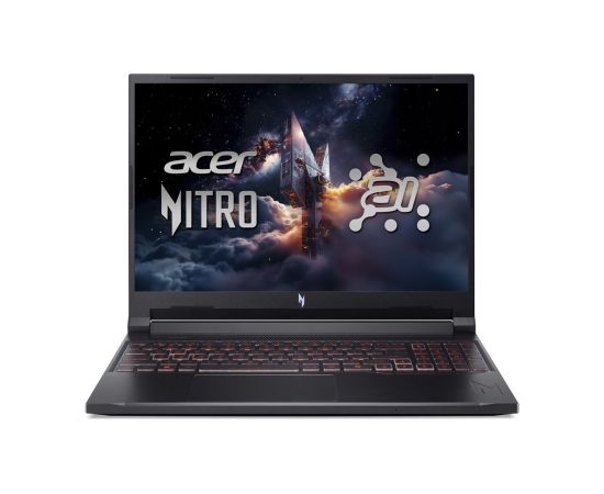 Acer Nitro V 16 AI ANV16-42-R1HB Shale Black 16 " IPS WQXGA 2560 x 1600 pixels AMD Ryzen 7 260 16 GB DDR5 Solid-state drive capacity 1000 GB NVIDIA GeForce RTX 5060 GDDR7 8 GB Windows 11 Home 802.11ax Bluetooth version 5.3 Keyboard language US internation Portatīvie datori